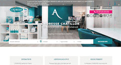 Desktop Screenshot of ladresse-chatillon.com